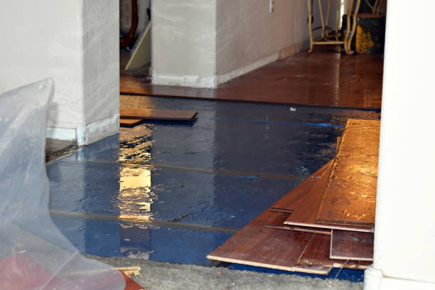 Professional Water Damage Restoration technician working in Stewart, OH